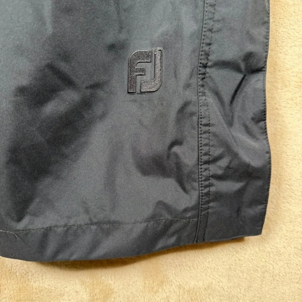 FootJoy DryJoys Mens Large Black Golf Rain Pants‎ Waterproof Wind Activewear